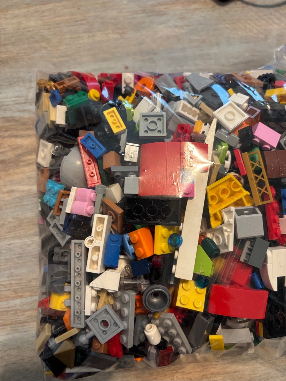 Loose Mixed LEGO Bricks - Multicolor Bag 2lb 11oz (Lot #1) - Picture 4 of 5